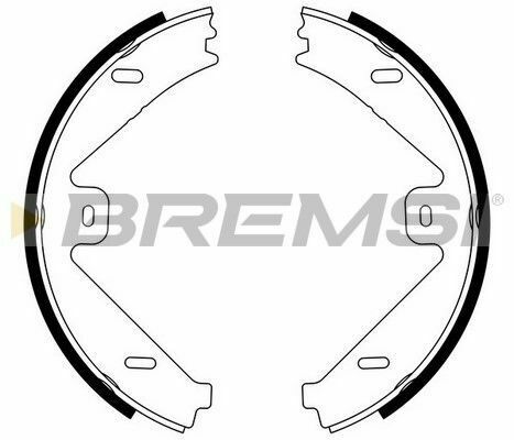 Колодки ручного тормоза W212 09-, C218 11-, S212 09-