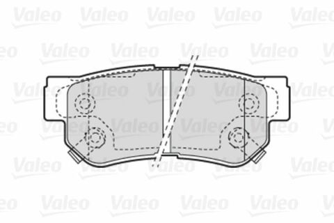 Колодки тормозные (задние) Hyundai Tucson 2.0 CRDi 04-10