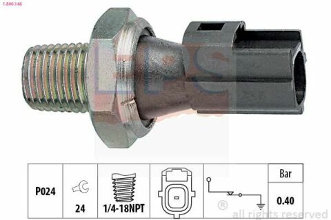 EPS FORD Датчик тиску масла Focus 98-, Fiesta, Mondeo II, III, Transit, Citroen Jumper, Mazda, Peugeot