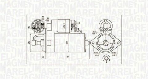 Стартер BMW 5 (E34/E39/E60) M57/M51 (2kw) (z=9)