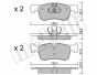 Колодки тормозные (передние) BMW 1 (F20/F21) 11-/2 (F22/F23/F87) 14- B38/B47/N13/N47, фото 10 - интернет-магазин Auto-Mechanic