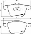 Колодки тормозные (передние) Ford Galaxy/Mondeo IV/S-Max 07-15/Volvo S60/S80/V60/V70/XC70 06-