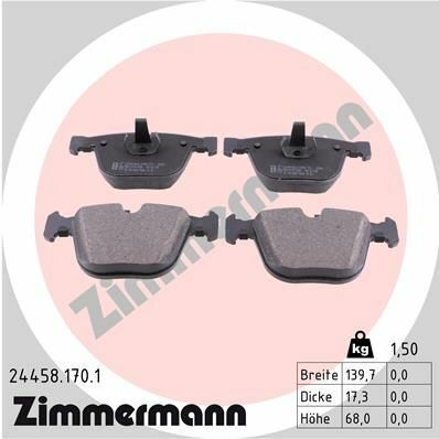 Колодки тормозные (задние) BMW X5 (E70/F15)/X6 (E71/F16) 09- (Ate)