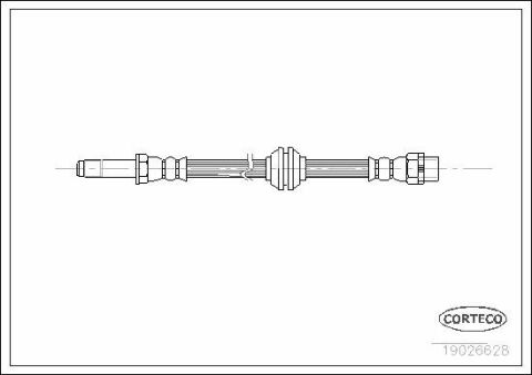 Шланг тормозной (передний) BMW 3 (E46) 99-