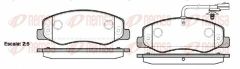 Колодки задние тормозные Interstar, Renal Master III, Opel movano, Nissan 10-