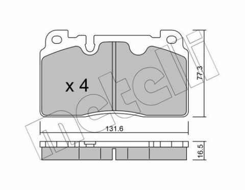 Колодки тормозные (передние) Audi A6/A7 10-18/Q5 08-17/Porsche Macan 14-