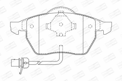 Колодки тормозные передние Sharan 00-Ford GalaxySeat VW