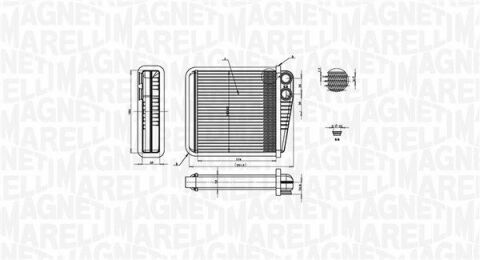 Радиатор печи audi a3,skoda octavia,superb,caddy iii,golf v,vi,passat,sharan,tiguan,touran 03-