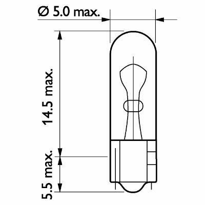 Автолампа 1.2W