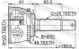 ШРКШ (ШРУС) наружный 23x50x25 HYUNDAI MATRIX 01-, фото 2 - интернет-магазин Auto-Mechanic