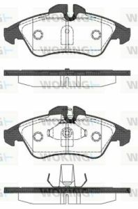 Гальмівні колодки пер. LT/Sprinter/Vito 95-