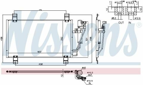 Конденсер MAZDA CX-3 (DK) (15-) 2.0 i