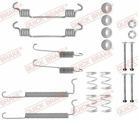 Комплект пружинок ручниковых колодок Opel Astra F/Ford Escort II 1.2-2.0 75-01 (Opel)