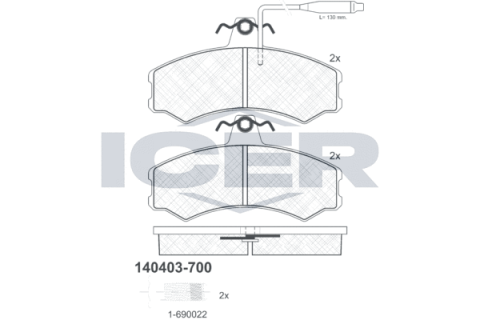 Колодки гальмівні (передні) Citroen C25/Fiat Ducato/Peugeot J5 81-94/VW L80 95-00 (+датчики)