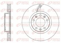 Гальмівні диски передні PEUGEOT 308 II 1.2 1.6 2013-D=283MM