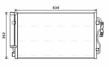 Конденсатор кондиціонера f20, f21, f22, f30, f31, f32, f33, f34, f80, f87,