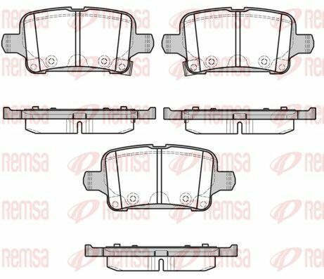 Колодки гальмівні задні astra k 15- Колодки гальмівні задні astra k 15-