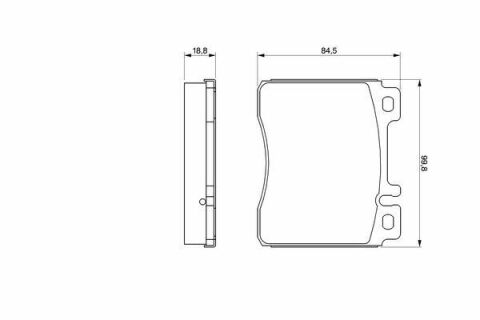 Колодки тормозные (передние) MB S-class (W140/C140) 91-99