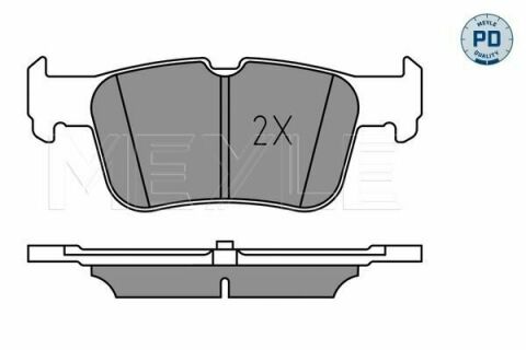 Колодки гальмівні (задні) Ford Mondeo/Galaxy/S-Max 14-/Kuga 12-