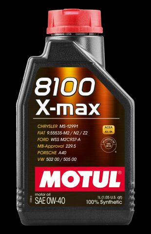 Моторна олива MOTUL 8100 X-max 0W-40, 1 літр Моторна олива MOTUL 8100 X-max 0W-40, 1 літр