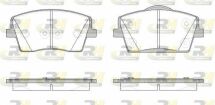 Комплект гальмівних накладок, дискове гальмо