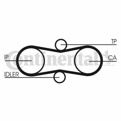 Комплект ГРМ VW LT 96-06/VW T4 2.5TDI 91-03 (20.8x81z)