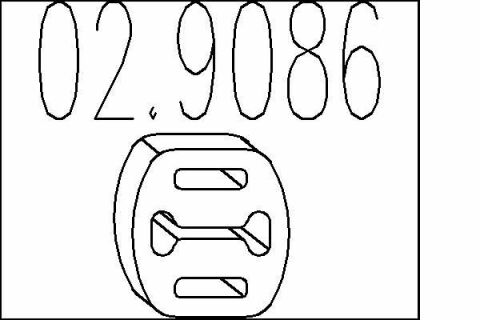 Монтажне  кільце  вихлопної  системи  (D  (внутр.)  -  44  мм;  D  (наружн.)  -  57,5  ??мм;  Висота  -  5,2  мм)