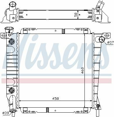 Радиатор FD EXPLORER(91-)4.0 i[OE F17H8005CA]