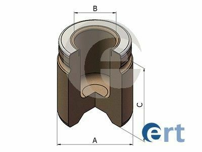 ERT LANCIA Поршенек суппорта THEMA 3.0 D 11-14, THEMA 3.0 D 11-14, CHRYSLER 300 C  2.7 07-12, 300 C Touring 3.5 04-10