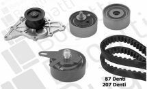 Комплект ГРМ (2 ремня + 3 ролика + насос) Passat 2.5TDI -05, AUDI A4/A6 VW
