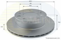 Диск гальмівний вентильований з покриттям