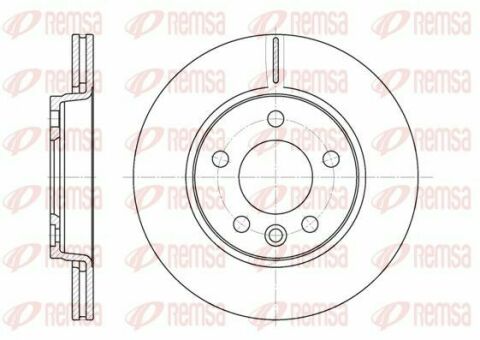 Диск тормозной задн.(вентил.) VW T5 03- (294*21,9)