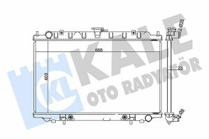 KALE NISSAN Радіатор охолодження Mazima QX IV 2.0/3.0 95-