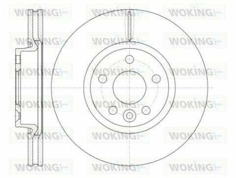 Тормозной диск перед. Mondeo IV/S-MAX/Galaxy 06-15 (300x28)