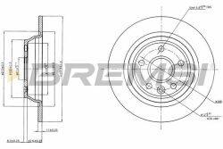 Тормозной диск зад. Ford Mondeo IV 07- (302x11) Тормозной диск зад. Ford Mondeo IV 07- (302x11)