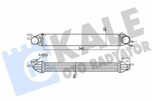 KALE BMW Интеркулер Mini Cooper,One,Clubman,Countryman,Paceman 1.6