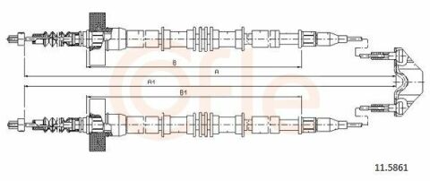 Трос ручника