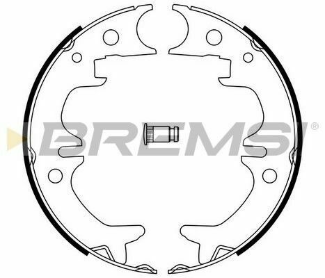 Колодки ручного тормоза Avensis/Camry/Celica 93- (170x40)