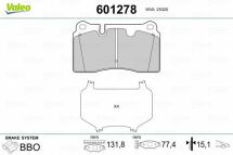 Комплект тормозных колодок, дисковый тормоз