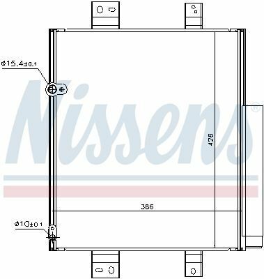 Конденсер DSU MATERIA(06-)1.3 i(+)[OE 88450B1050]