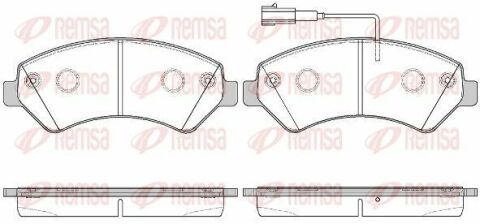 Колодки гальмівні дискові