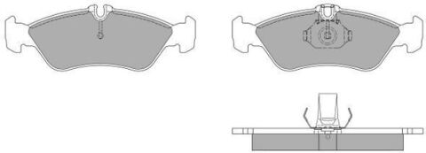 Колодки гальмівні