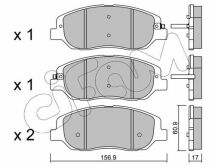 Тормозные колодки передн. Santa Fe, Kia Carnival HYUNDAI Тормозные колодки передн. Santa Fe, Kia Carnival HYUNDAI