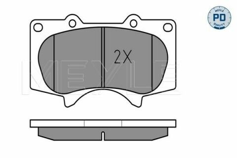 Колодки гальмівні (передні) Toyota Land Cruiser/Lexus GX 02- (Sumitomo)