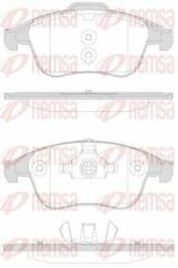 тормозные колодки передние renault megane iii, scenic 09-