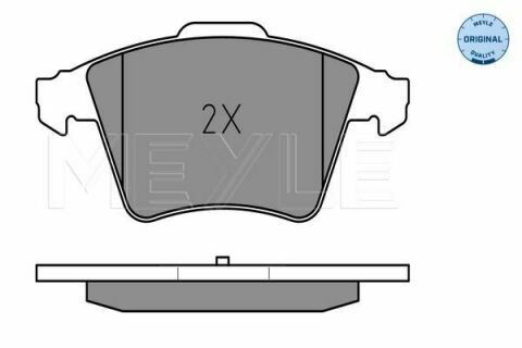 Колодки тормозные (передние) VW T5 03-(20.1mm/18.7mm)