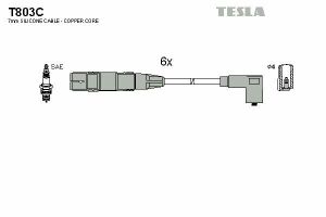 Кабель запалювання к-кт TESLA Vw Transporter 95-00 2,8 VR6