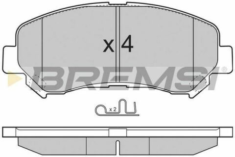 Тормозные колодки пер. X-Trail/Qashqai 07-