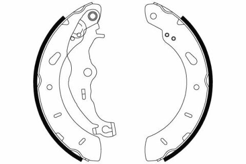 GS8806 TRW - Тормозные колодки для барабанов.