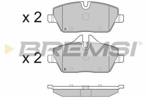 Гальмівні колодки пер. BMW 1(E81/E87)/MINI 06-(TRW)